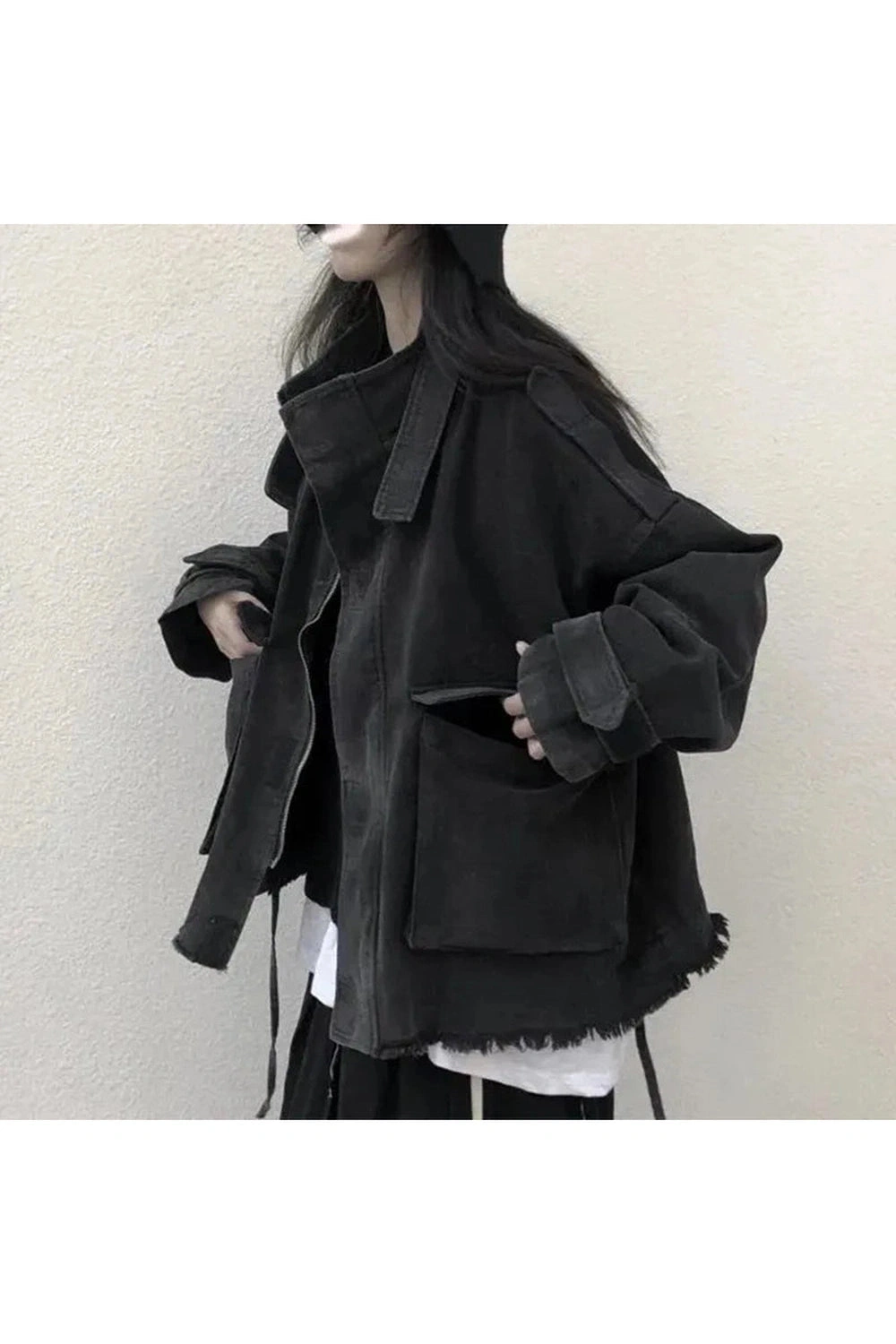 Herbst-Jeansjacke mit Quasten: Koreanischer Chic für deine Garderobe!